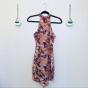 HAUTE MONDE Pink Floral Bodycon Dress